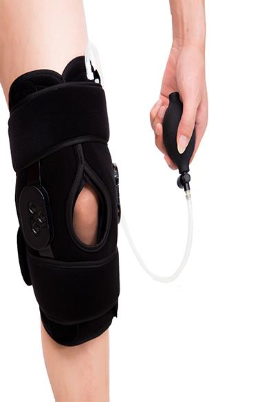 Inflatable Knee Brace With Ice Packs