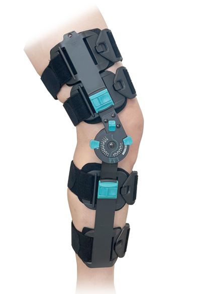 Telescopic ROM Knee Brace